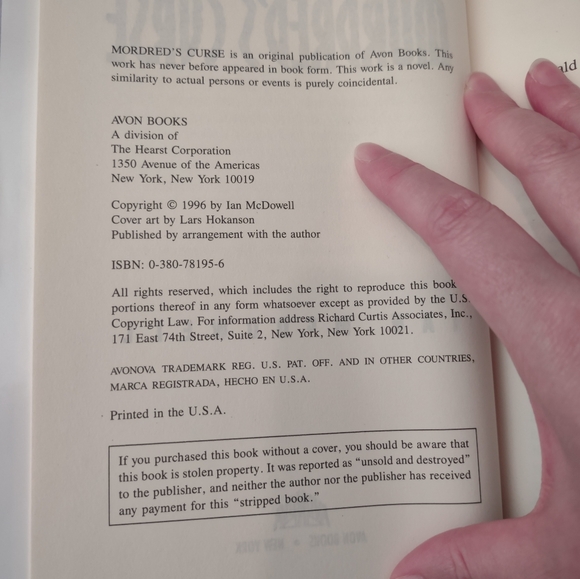 Mordred's Curse and Merlin's Gift by Ian McDowell - Picture 4 of 5